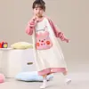 Saco de dormir de franela para niños con diseño de astronauta para otoño e invierno, a prueba de patadas, mono pijama de invierno para niños y niñas, forro polar de coral
