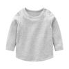 Conjunto de Ropa de Otoño para Bebé, Estilo Coreano, Conjunto Cálido de Ropa Interior de Manga Larga, Algodón Acanalado, Ropa para Bebé de 100 Días
