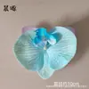 Cabeça de Orquídea Phalaenopsis Filme Impresso em 3D Flor Artificial Grande Acessórios de Flor Para Penteado Grampo de Cabelo DIY Feito à Mão Casamento