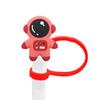 Nueva serie de astronautas tapa de pajita funda de pajita accesorios DIY funda de pajita decorativa caricatura creativa superventas