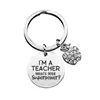 Llavero de Acero Inoxidable Transfronterizo al por Mayor Colgante de Joyería de Manzana de Diamante Regalo para Hermanas y Amigas Regalos de Vacaciones