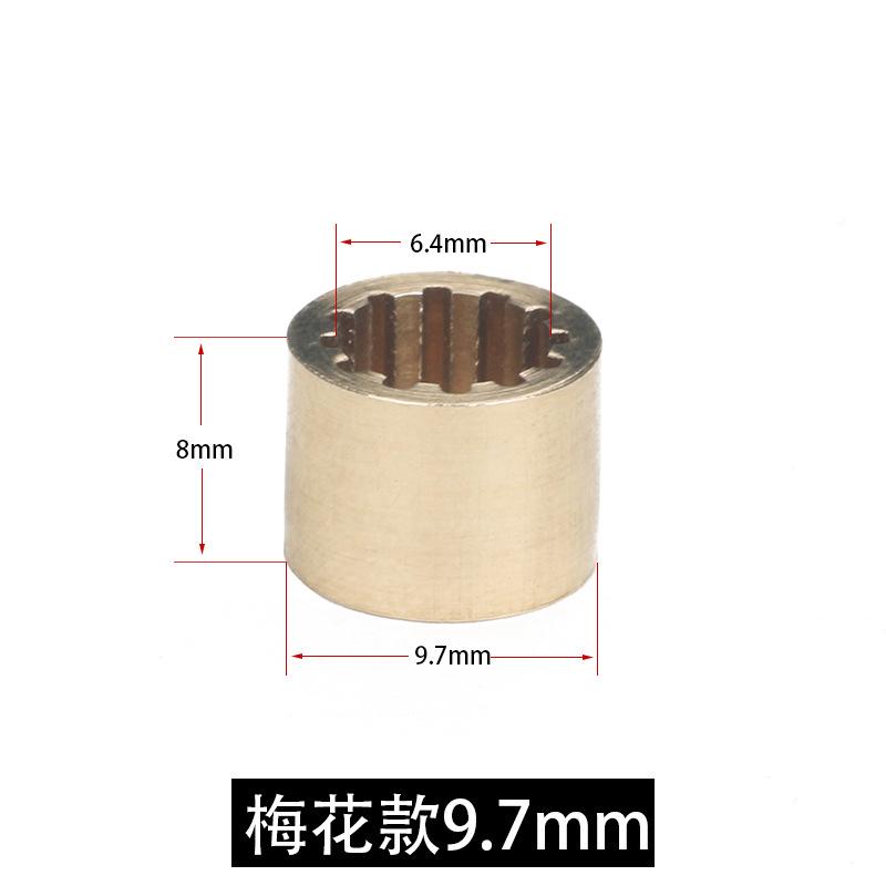 12智贝规格图桌球杆铜箍防爆塑料大头杆先角台球杆皮头枪头修理