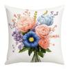 Nova Série Floral, Decoração de Casa Estilo Nórdico Fresco e Simples, Pelúcia Curta para Mesinha de Cabeceira de Quarto Atacado