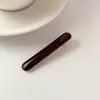Pasador Lateral de Acetato para Cabello Rebelde, Pinza de Pato Linda para Niñas, Pinza Pequeña Elegante para Flequillo, Pinza para el Cabello Simple de Mujer Estilo Ins