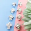 1 banho de liga contas de furo grande estrela/coroa e outros 34 estilos colar faça você mesmo joias pulseira acessórios de miçangas