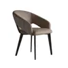 Cadeira de jantar minimalista italiana com encosto de metal, cadeira de sala de estar de alta qualidade, banqueta para casa, cadeira de hotel, mesa e cadeiras de jantar para restaurante