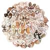 Bolsa de 50 pegatinas de lazo para computadora, teléfono móvil, taza, dibujos animados, pegatinas DIY, accesorios para el cabello, material de decoración de cinta