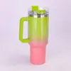 Taza Térmica Amazon 40oz Taza con Asa Degradada Yongkang Venta al por Mayor Gran Capacidad Regalo de Negocio Acero Inoxidable 304