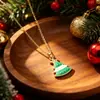 Festival Navideño Transfronterizo Europeo y Americano Atmósfera de Lujo Ligero Collar Serie Árbol de Navidad Fuegos Artificiales Temporada Navideña Abastecimiento Estilo Más Vendido