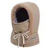 Chapéu Inverno Adulto à Prova de Frio Tudo-Em-Um Outono e Inverno Chapéu Quente Lei Feng Feminino Chapéu Masculino para Ciclismo com Proteção de Orelhas À Prova de Vento com Máscara