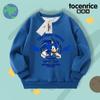 Ropa nueva para niños transfronteriza Chaqueta Sonic para niños Sudadera de manga larga con capucha Ratón ultrasónico Sonic Boy Primavera