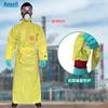 Anser Micro Carejia 215 Avental antiácido e alcalino, antirrespingo, com proteção reversa, sulfato químico, roupa à prova de produtos químicos, curativo antiquímico reverso