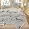 Suministros del Fabricante Manta de Terciopelo Nube de Dibujos Animados Bordada Manta para Siesta de Oficina Manta Multifuncional de Sofá para Ocio