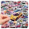 50 peças adesivos Carro Esportivo Super Carro laptop notebook capa de celular adesivos transfronteiriços