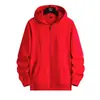 Sudadera con capucha y cremallera de manga larga, color liso, corte holgado, casual, unisex, para temporada de primavera y otoño, transfronteriza, en stock