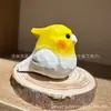 Adornos Manualidades Explosivas Colgante de Dibujos Animados Lindo Talla en Madera Pájaro Hecho a Mano Pájaro Amarillo Loro Xuan Feng Casa de Madera