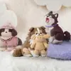 Paquete de Pegatinas Yiniao: Serie Amigos Peludos - Pegatinas Decorativas DIY para Diario con Temática de Animales de Peluche, 15 Hojas, 6 Diseños