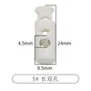 Botones Transfronterizos de Fábrica, Hebillas de Resorte de Plástico, Hebillas de Cuerda de Nailon, Botones Decorativos para Tiradores de Bolsos y Zapatos Negros