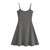 Roupas femininas de verão estilo europeu e americano 2023 vestido de alça plana estilo garota quente saia curta elástica justa em linha A