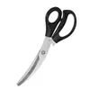Tijeras para Barbacoa Estilo Coreano, Tijeras para Barbacoa de Acero Inoxidable con Hoja Curva, Tijeras de Cocina, Tijeras Especiales para Cortar Filetes de Res y Pollo, Venta Directa del Fabricante