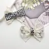 Novos Acessórios de Renda Xadrez de Tecido Doce com Laços de Renda para Bolsas, Sapatos, Meias, Roupas, Capas de Celular DIY