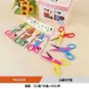 Tijeras de oficina al por mayor en stock, tijeras para cortar papel DIY para estudiantes, tijeras de acero inoxidable para cocina doméstica, tijeras para manualidades infantiles