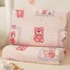 Fundas de Almohada de Terciopelo de Leche y Látex, un Par de Fundas de Almohada para Niños 30X50, Funda Interior para Núcleo de Almohada de Memoria, Moderno y Sencillo