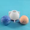 3D Terra Lua Forma Silicone Vela Molde Gota Gesso Molde de Silicone BK8134 BK8228