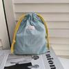 Bolsa de Armazenamento Criativa Cor Macaron Bolsa Cordão Fashion Batom Bolsa Cosmética Mulheres Portátil Diversos Bolsa de Armazenamento Pequenos Itens