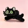 Presilha de Gato de Pelúcia Fofa Estéreo Olhos Grandes 2025 Nova Doce e Criativa Presilha de Tubarão para Cabelo na Parte de Trás da Cabeça