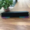 Rgb Marquee Mini Sound Blaster Áudio Desktop Longo Portátil Subwoofer Alta Potência Alto-falante Bluetooth Sem Fio