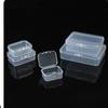 Caja de plástico PP rectangular, caja de almacenamiento rectangular, caja de almacenamiento transparente para piezas, caja de embalaje de productos pequeños, venta al por mayor