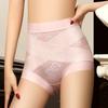 Roupa Íntima Feminina de Cintura Alta Sem Marcas Abdominal Respirável Levanta Bumbum Bose Sexy Renda Modeladora Shorts Triângulo