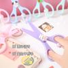Tijeras lindas de dibujos animados Los niños no se lastiman las manos Cuchillo manual para cortar papel Multifuncional Estudiante Cuenta de mano Pegatina Cuchillo para cortar papel de arte
