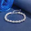 Pulsera Exquisita de Bolas Huecas Estilo Coreano Yihua, Joyería de Plata al por Mayor, Lote Mixto de Bajo Precio en Tmall, Pulsera de Bola Hueca