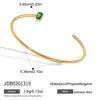 Pulsera de Estilo Europeo y Americano Wanxing para Mujer, Acero Inoxidable Dorado de 18K con Circonita y Pedrería, Moda Transfronteriza Ol Personalidad Ins Pulsera