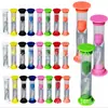 Reloj de Arena Pequeño de 30-60 Segundos Temporizador de 1 Minuto Regalo Creativo Accesorios para Juegos de Mesa Regalo de Tiempo Botella de Arena Movediza de Arena de Colores