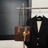 Bolso Tote para el Trabajo Gran Capacidad para Mujer 2025 Nuevo Retro Bolso de Axila Estampado de Leopardo Hombro Único Moda Elegante Bolso de Mano