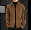 2026 Jaqueta de Lã de Cordeiro Tamanho Grande Jaqueta Masculina Outono e Inverno Nova Espessada Quente Roupa Casual Jaqueta Masculina