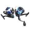 Carrete de Pesca Modelo 200 con Hilo, Mini Carrete de Pesca, Carrete de Pesca de Plástico Galvanizado, Carrete de Pesca para Caña de Mar de Comercio Exterior, Carrete de Pesca Giratorio Transfronterizo
