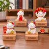Soporte para Teléfono Gato de la Suerte Adorno Escritorio Oficina Decoración Regalo para Colegas Souvenir de Año Nuevo Soporte para Ver Series