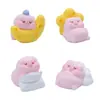 Almohada de Nube Linda Muñeco Cerdo Durmiendo Accesorios de Decoración DIY Casa de Muñecas Adornos de Escritorio Micro Paisaje