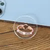 Soporte de anillo redondo de diamante transparente tipo adhesivo soporte perezoso para teléfono móvil anillo multicolor opcional gran stock al por mayor