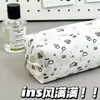 Estuche para Lápices de Gatito con Dibujo Lineal, Lindo y Elegante, Diseño Simple para Niñas, Gran Capacidad, Bolsa Multifuncional para Guardar Papelería para Estudiantes