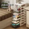 Gabinete de almacenamiento debajo del escritorio, caja de almacenamiento tipo cajón para cosméticos, gabinete de almacenamiento de escritorio para el hogar con ruedas, gabinete de almacenamiento multicapa para estudiantes