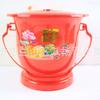 Suministro de Escupidera, Cubo con Tapa Roja, Orinal Escupidera Portátil, Artículos Festivos, Suministro para Puestos Callejeros de Cinco y Seis Yuan