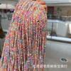 Pulsera larga de espiga de pescado vieja semiacabada de 3 mm 4 mm hecha a mano diy jugar accesorios de moda pulsera de cuentas