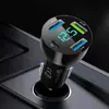 Fabricantes de origen modelo privado de múltiples puertos cargador de coche 152,5w 2C2A carga súper rápida explosiones transfronterizas cargador de teléfono para coche