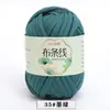 Hilo de Tela de Color Sólido de Alta Elasticidad para Tejer Pantuflas, Zapatos de Ganchillo, Bolsas DIY, Cojines de Cuna, Fabricante de Hilo para Sombreros