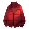 Invierno Nuevo Alta Calidad Cuello Alto Chaqueta de Algodón Unisex Estilo Pareja Engrosada Cálida Cortavientos Moderna